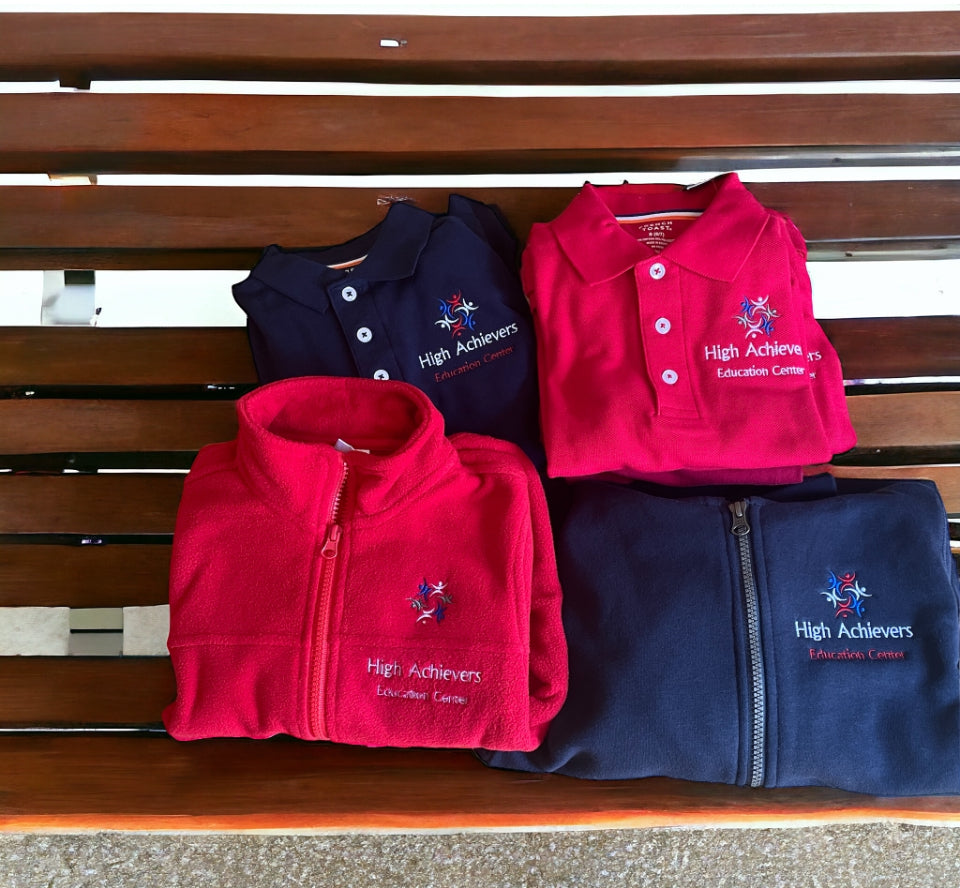 High Achievers Education Center - Logo Embroidery ONLY
