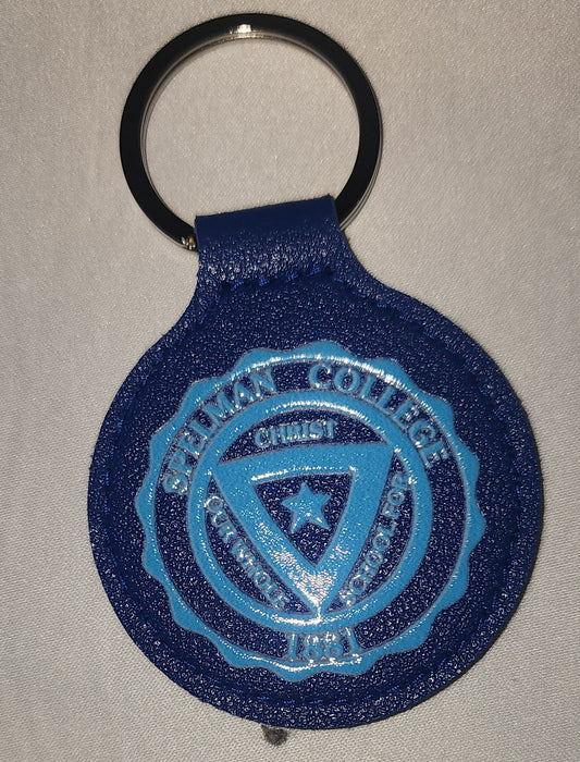 Spelman Blue Keychain