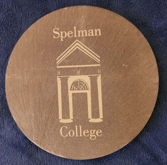 Spelman College Coaster - Set of 2 - Black Slate Color