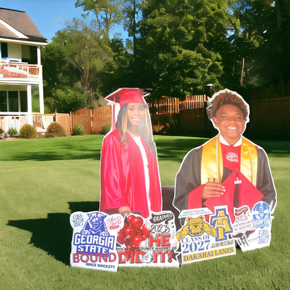 Custom Yard Sign - 18" x 24", Life size